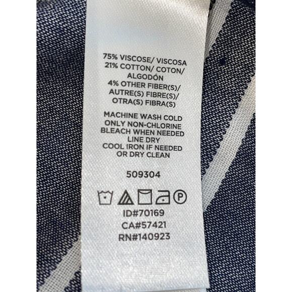 LOFT Maritime Stripe Kimono - Size M/L - Soft with Fabulous Drape - Picture 7 of 8